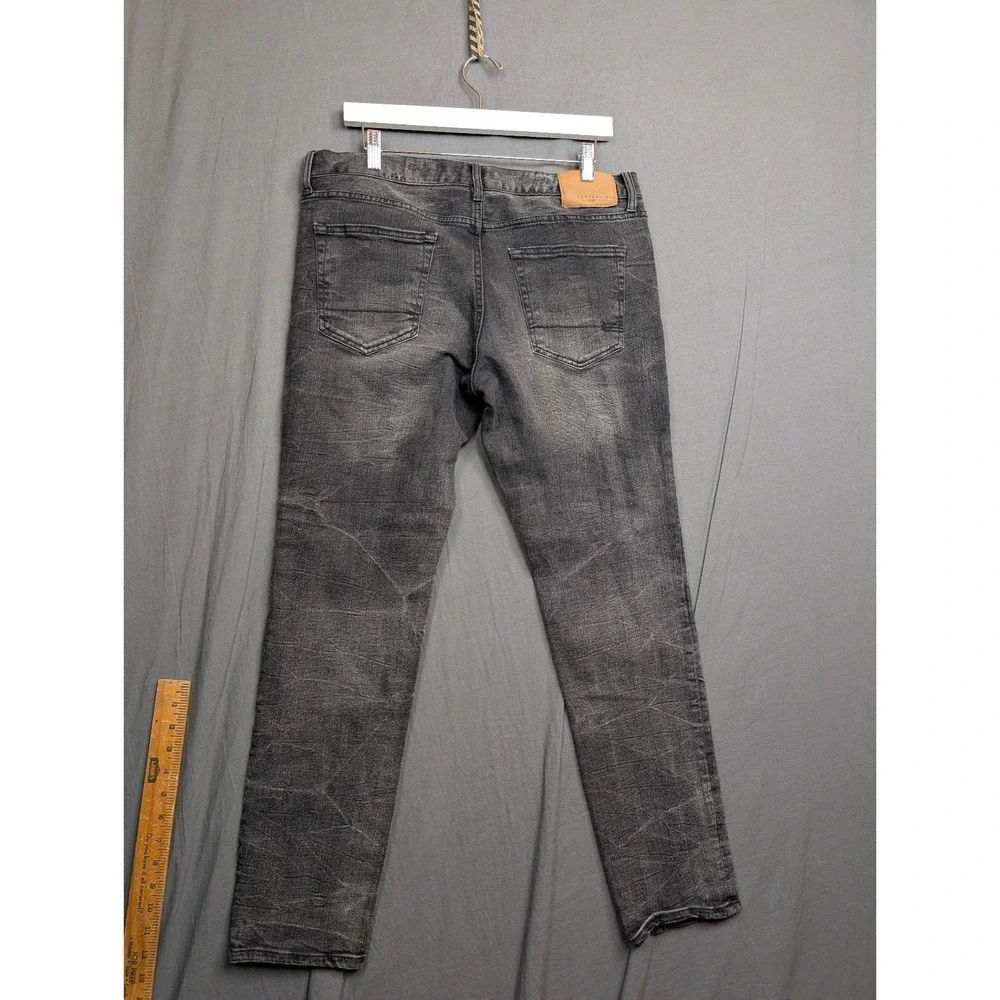 Aeropostale Jeans‎ Mens 34 X 32 Black Skinny Leg American Denim